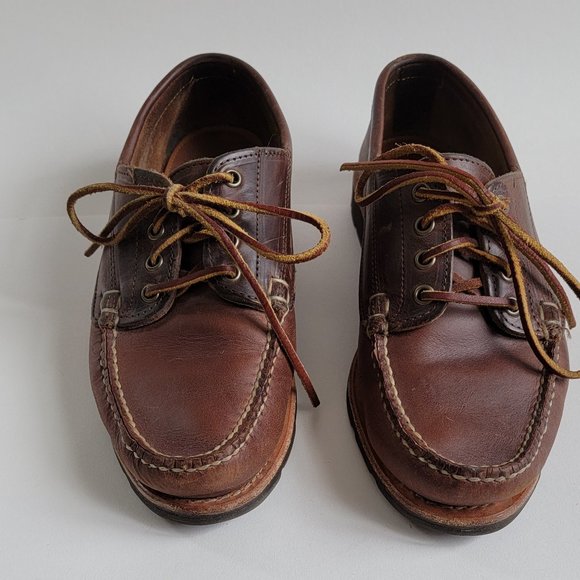 Handmade Rancourt & Co Baxter Ranger Moc Brown, Men's Sz 8D - Picture 7 of 12